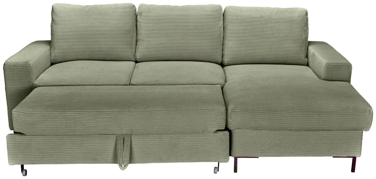 Freisteller von Carryhome ECKSOFA Olivgrün Cord.