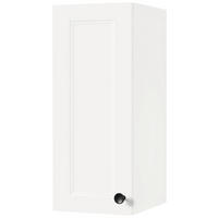 KÜCHENOBERSCHRANK 30/72/35 cm  in Weiß  - Schwarz/Weiß, MODERN, Holzwerkstoff/Metall (30/72/35cm) - Nobilia