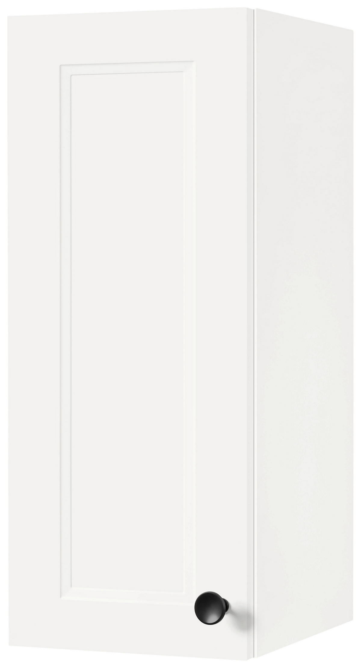 KÜCHENOBERSCHRANK 30/72/35 cm  in Weiß  - Schwarz/Weiß, MODERN, Holzwerkstoff/Metall (30/72/35cm) - Nobilia