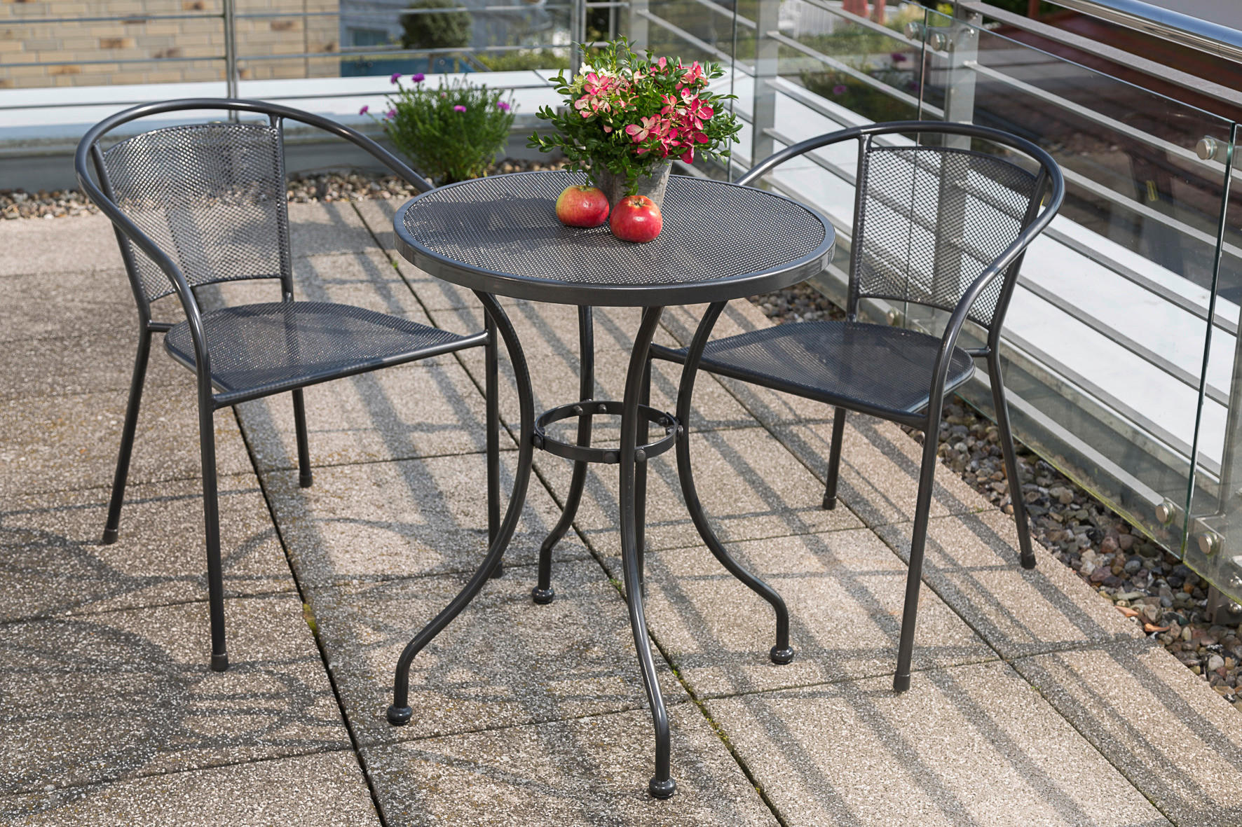BALKONSET  - Graphitfarben, MODERN, Metall - Gardenson