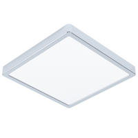 BADEZIMMER-DECKENLEUCHTE Fueva 5 28,5/28,5/3 cm   - Weiß, KONVENTIONELL, Kunststoff/Metall (28,5/28,5/3cm) - Eglo