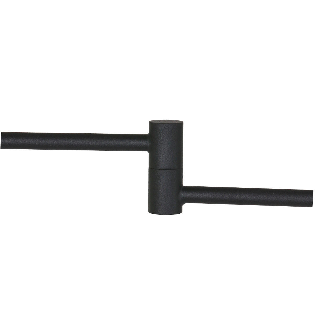 STEHLEUCHTE 55/185 cm    - Schwarz, Design, Glas/Metall (55/185cm)