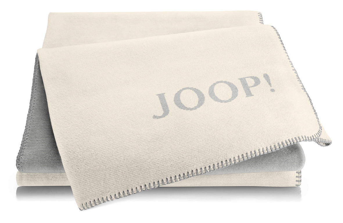 DEKA, bavlna, 150/200 cm - prírodná farba/strieborná, Konventionell, textil (150/200cm) - Joop!