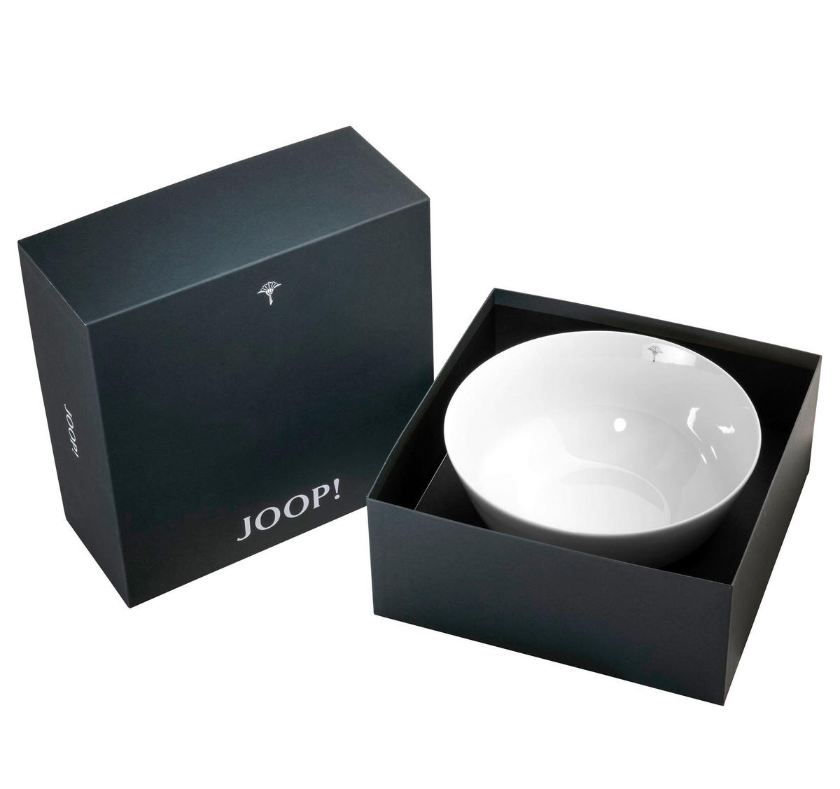 SCHALE Single Cornflower   - Weiß, Design, Keramik (23/9,5cm) - Joop!