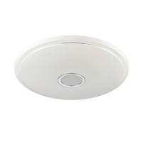 STROPNÍ LED SVÍTIDLO, 40 cm - bílá/barvy chromu, Lifestyle, kov/plast (40cm) - Boxxx