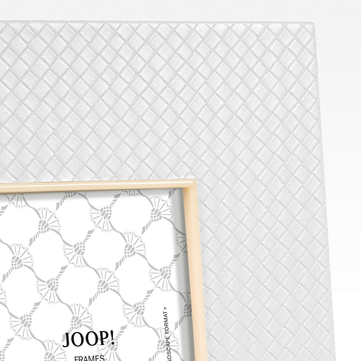 BILDERRAHMEN - Weiß, Design, Kunststoff (22/27,5/1,5cm) - Joop!