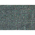 SITZBANK 209/92/78 cm  in Türkis, Chromfarben  - Türkis/Chromfarben, Design, Textil/Metall (209/92/78cm) - Dieter Knoll