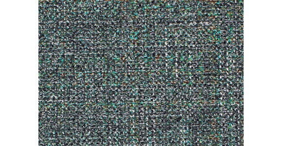 SITZBANK 224/92/78 cm  in Türkis, Chromfarben  - Türkis/Chromfarben, Design, Textil/Metall (224/92/78cm) - Dieter Knoll