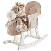 SCHAUKELPFERD - Naturfarben/Grau, Basics, Holz/Textil (61/28/57cm) - My Baby Lou