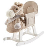 SCHAUKELPFERD Baby First  - Naturfarben/Grau, Basics, Holz/Textil (61/28/57cm) - My Baby Lou