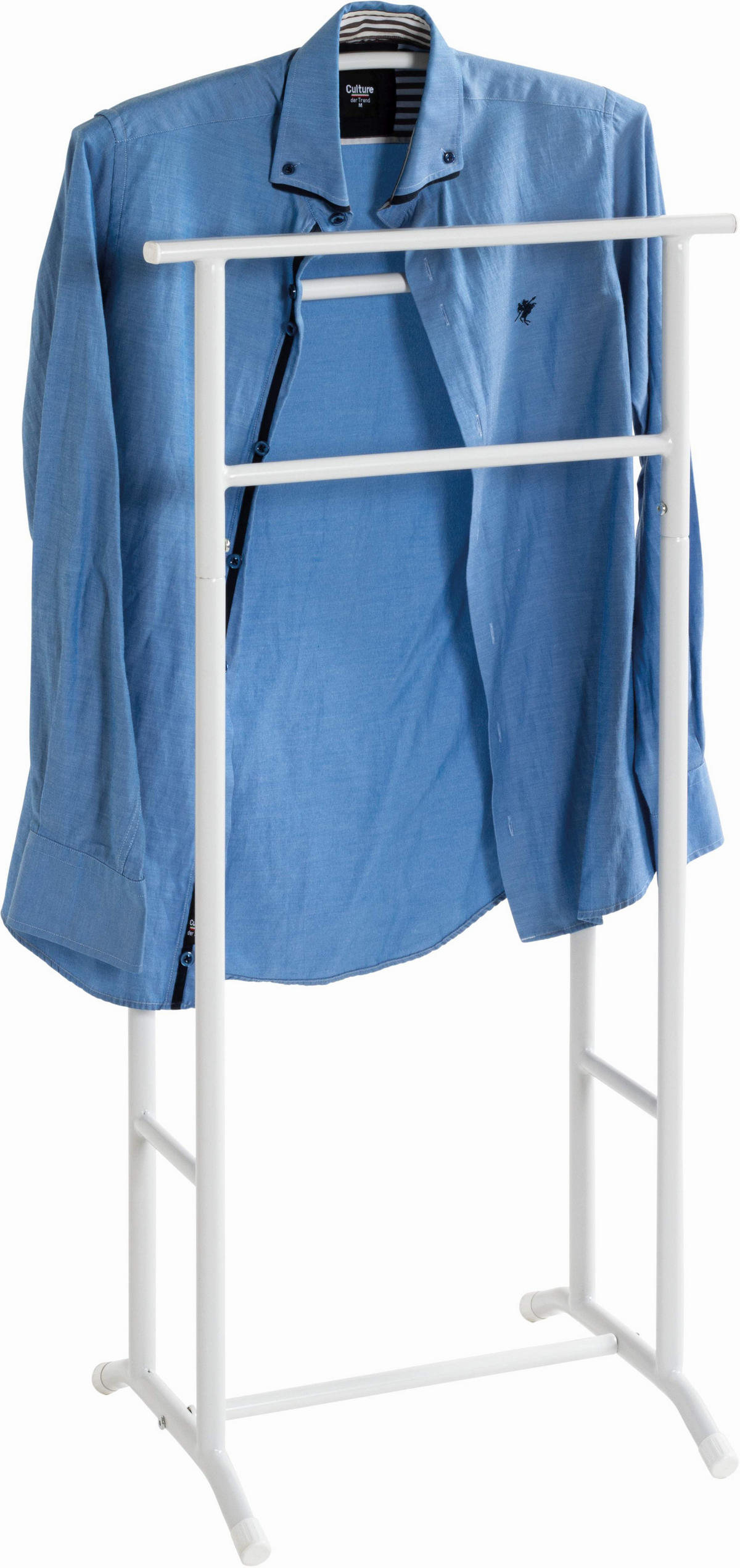 HERRENDIENER - Weiß, Basics, Metall (46/107/36cm)