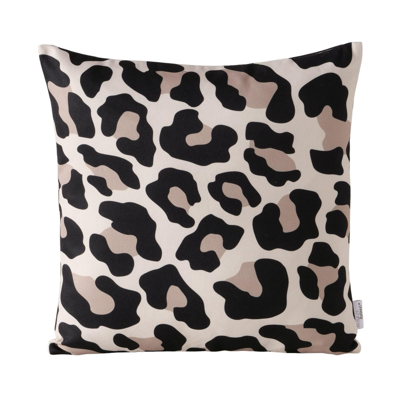 ZIERKISSEN  - Hellbraun/Schwarz, Basics, Textil (45/45/10cm) - Boltze Home