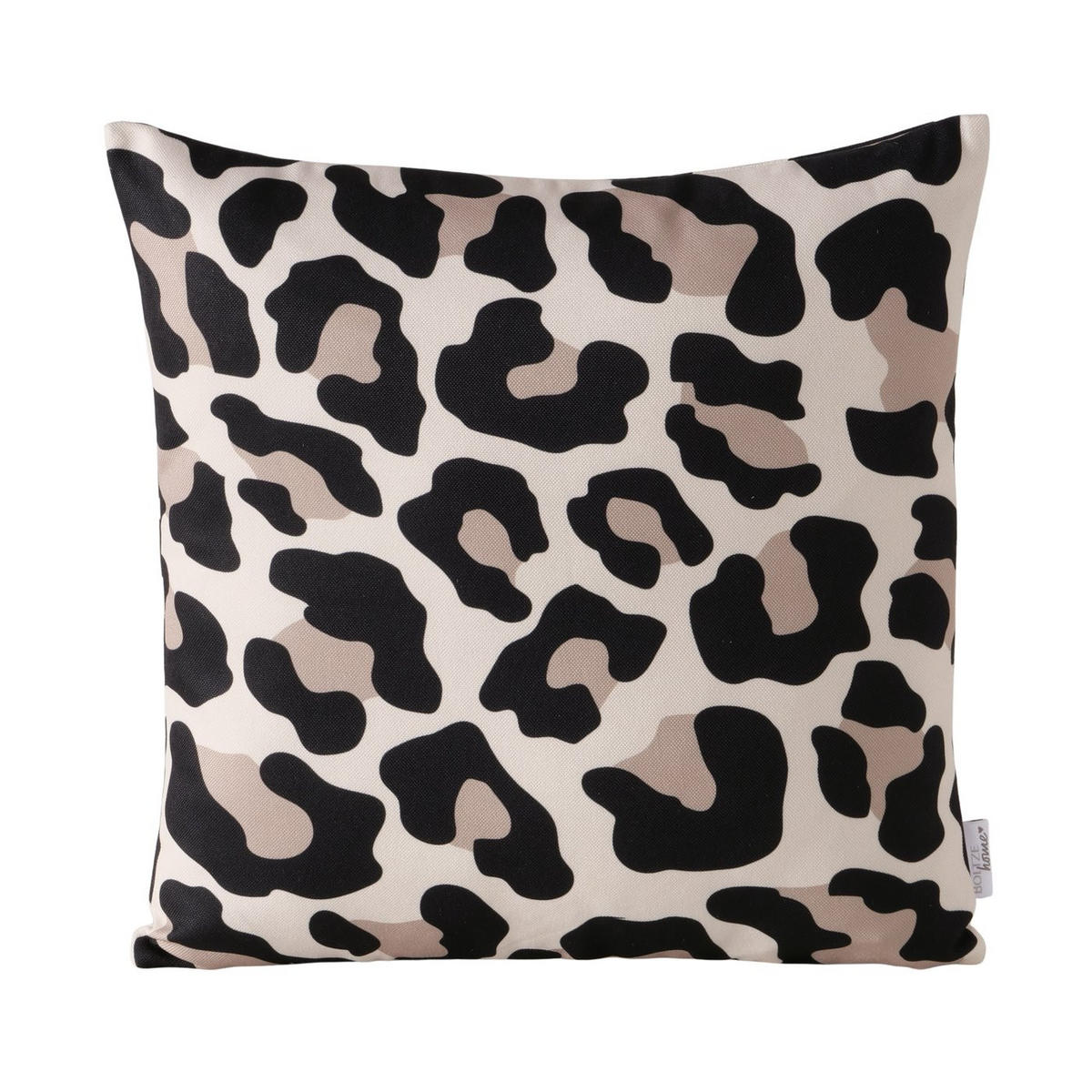 ZIERKISSEN  - Hellbraun/Schwarz, Basics, Textil (45/45/10cm) - Boltze Home