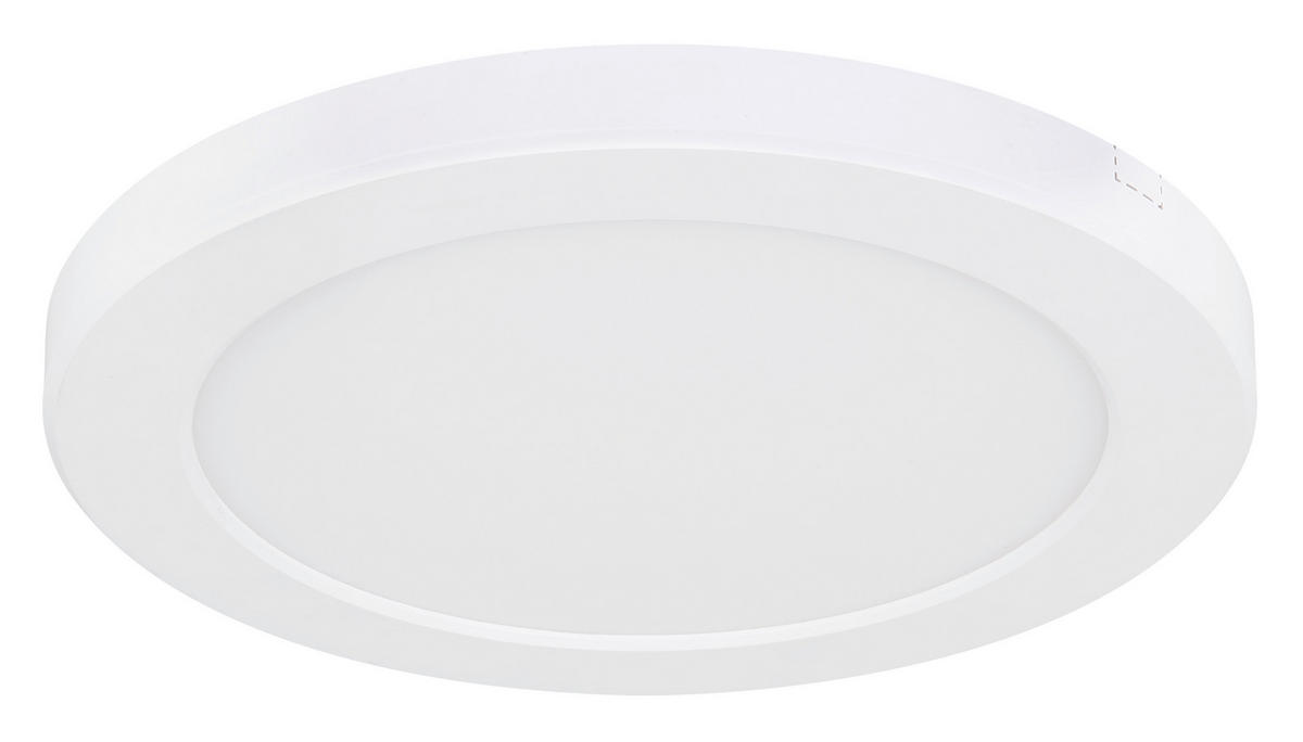Plafonieră Cu Led 18 W  22/1,8 cm    - alb, Basics, plastic (22/1,8cm) - Boxxx