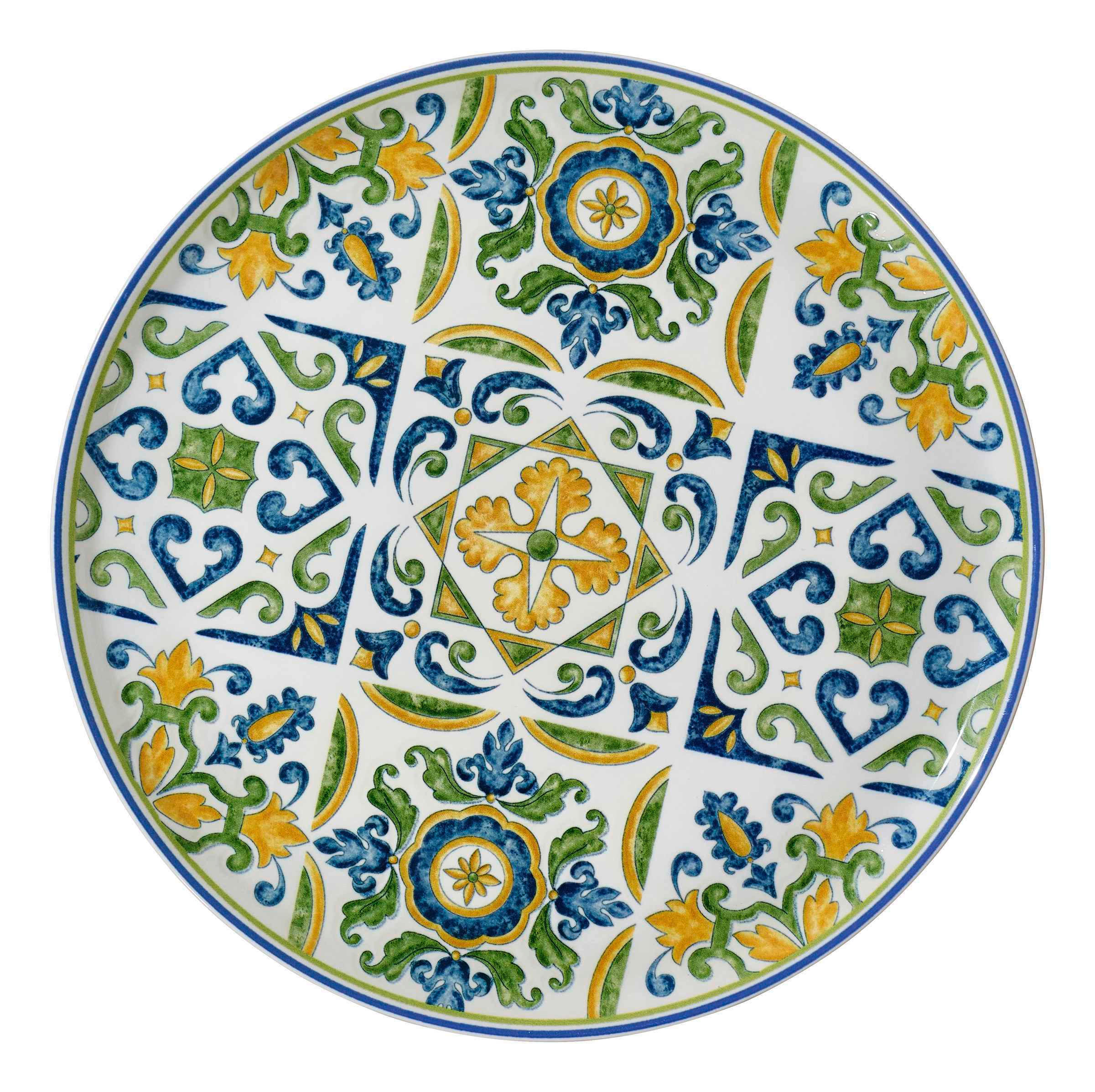 PIZZATELLER  31,5 cm   - Blau/Gelb, LIFESTYLE, Keramik (31,5cm) - Ritzenhoff Breker