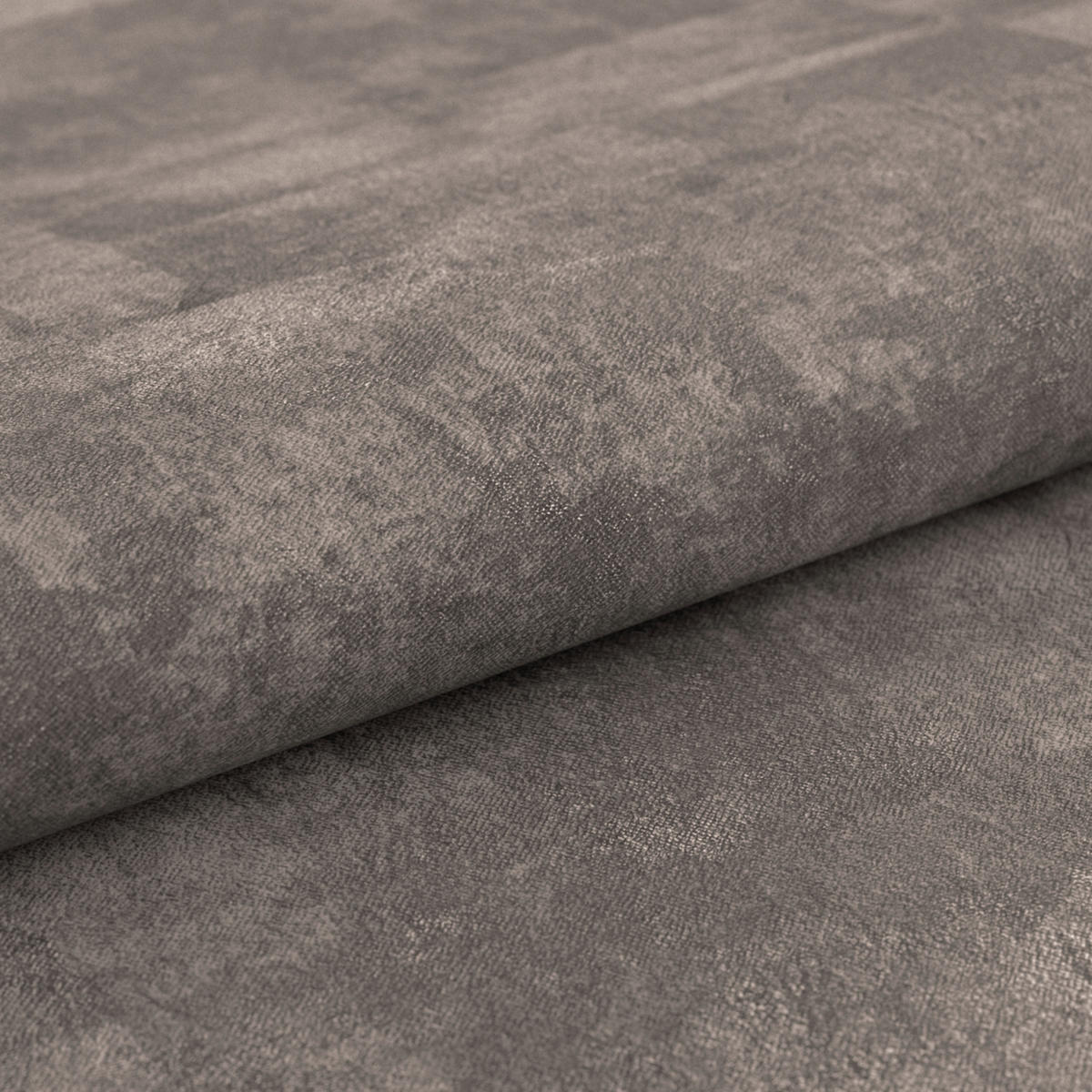 SCHLAFSOFA  mit Liegefunktion, Schlafen auf Sitzhöhe, Rücken echt Chenille Graphitfarben  - Schwarz/Graphitfarben, KONVENTIONELL, Textil/Metall (203/94/96cm) - Carryhome