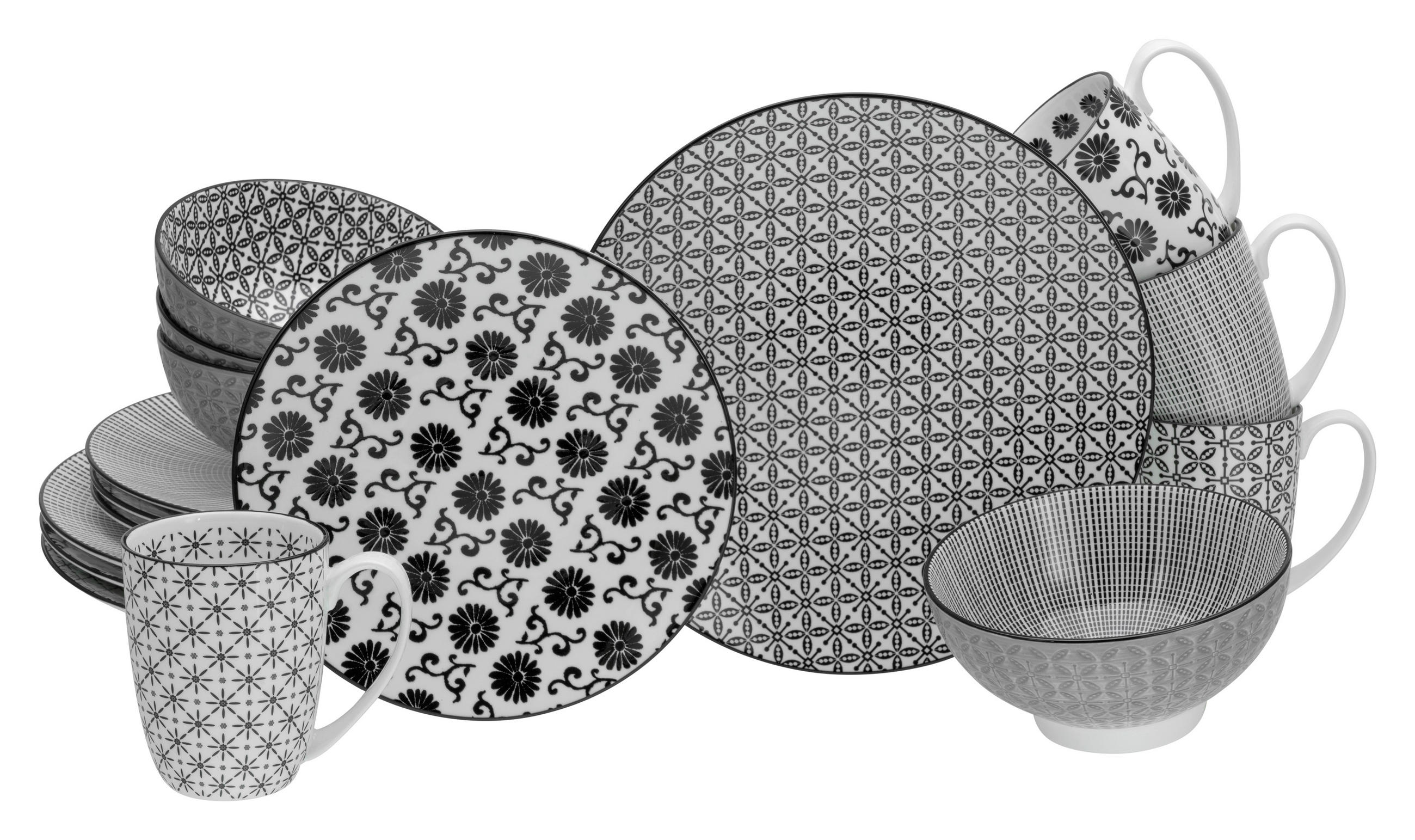 Creatable KOMBINOVANÝ SERVIS, 16-dielne, pórovina