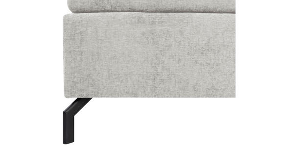BOXSPRINGBETT 160/200 cm in Hellgrau - Hellgrau/Schwarz, Design, Textil/Metall (160/200cm) - Esposa