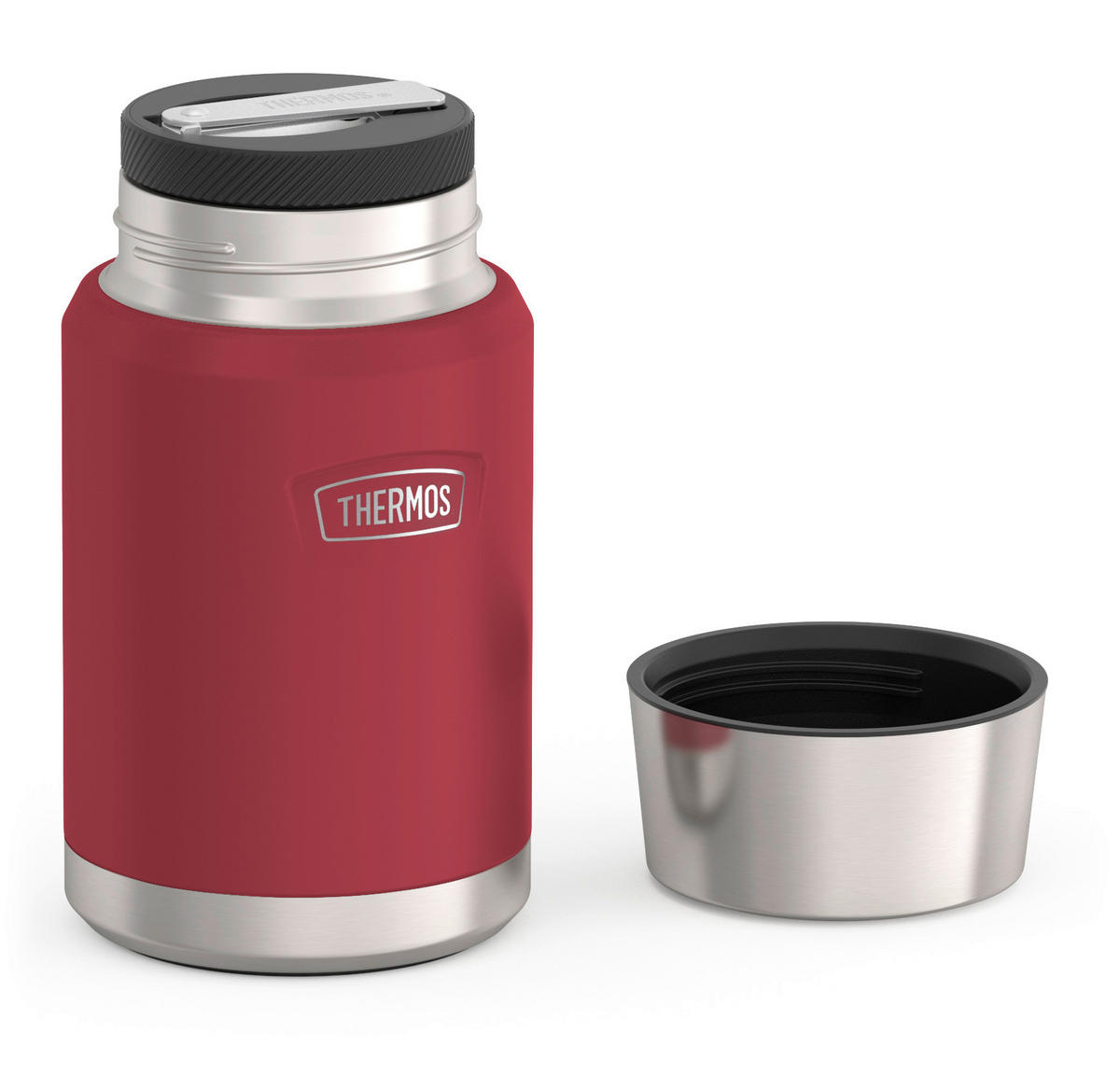 ISOLIERSPEISEGEFÄSS ICON 0,71 L  - Rot, Basics, Metall (0,71l) - Thermos