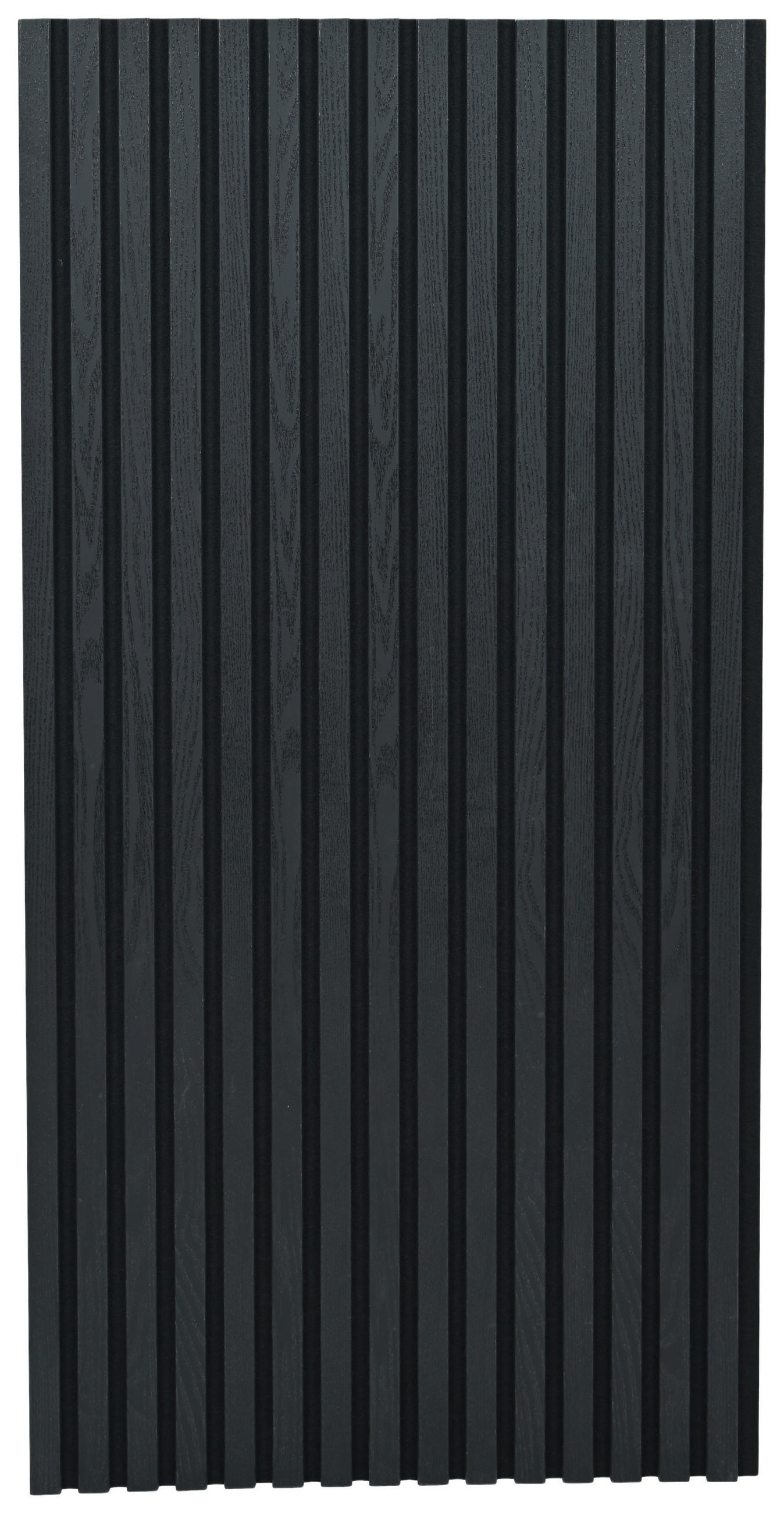 AKUSTIKPANEEL Nachbildung Schwarz 60/120/1,5 cm 4 Stück  - Schwarz, Design, Holzwerkstoff/Textil (60/120/1,5cm) - MID.YOU