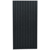 AKUSTIKPANEEL Nachbildung Schwarz {item.attr('912-5560),[ ]}60/120/1,5 cm 4 Stück  - Schwarz, Design, Holzwerkstoff/Textil (60/120/1,5cm) - MID.YOU