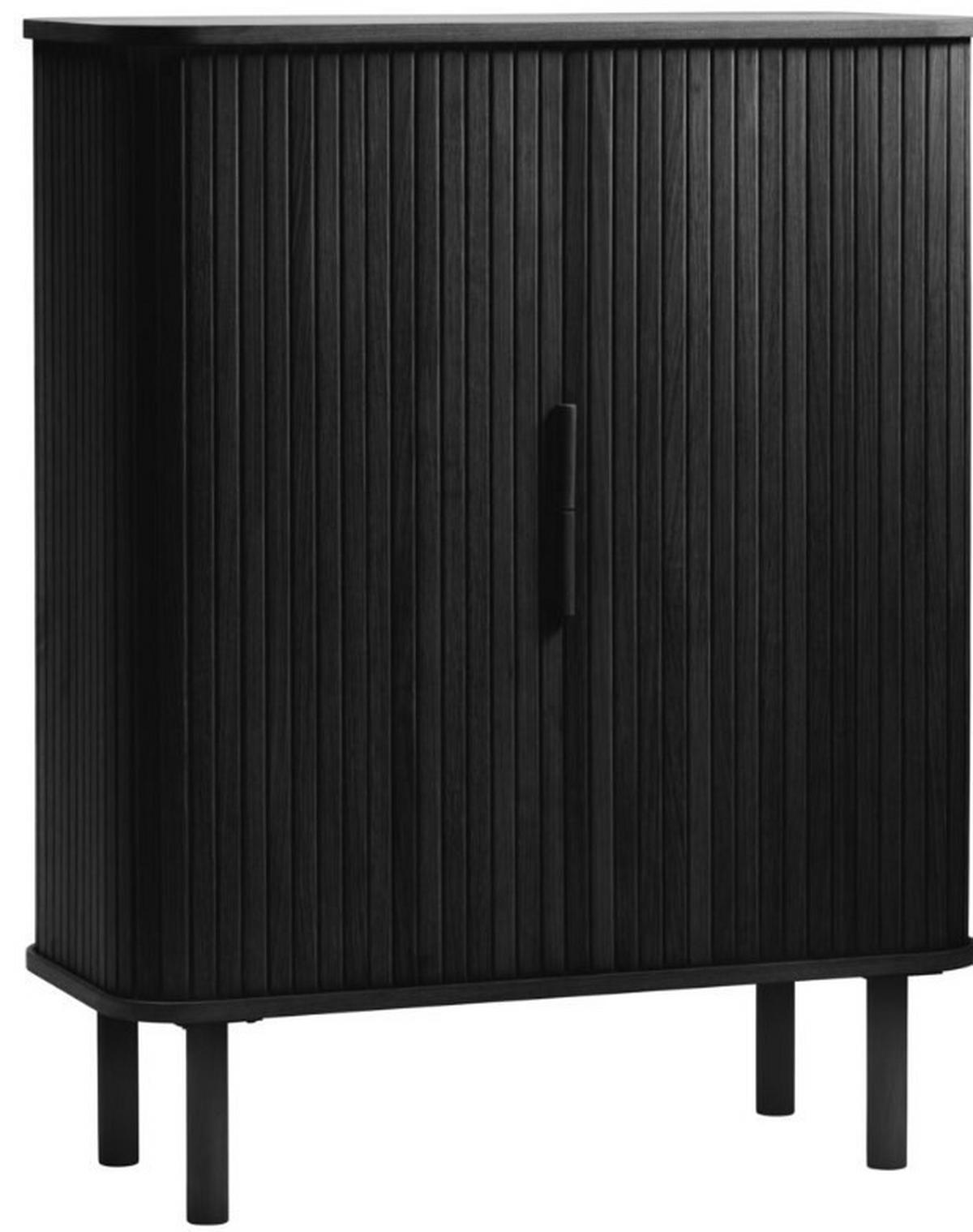 HÖG BYRÅ svart  90/113/40 cm  - svart, Design, trämaterial/trä (90/113/40cm) - Niels Andersson