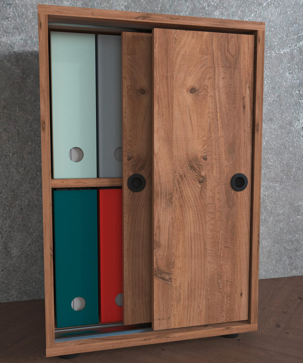 AKTENSCHRANK Honigeiche  - Honigeiche, Design, Holzwerkstoff (49/74/38cm) - MID.YOU