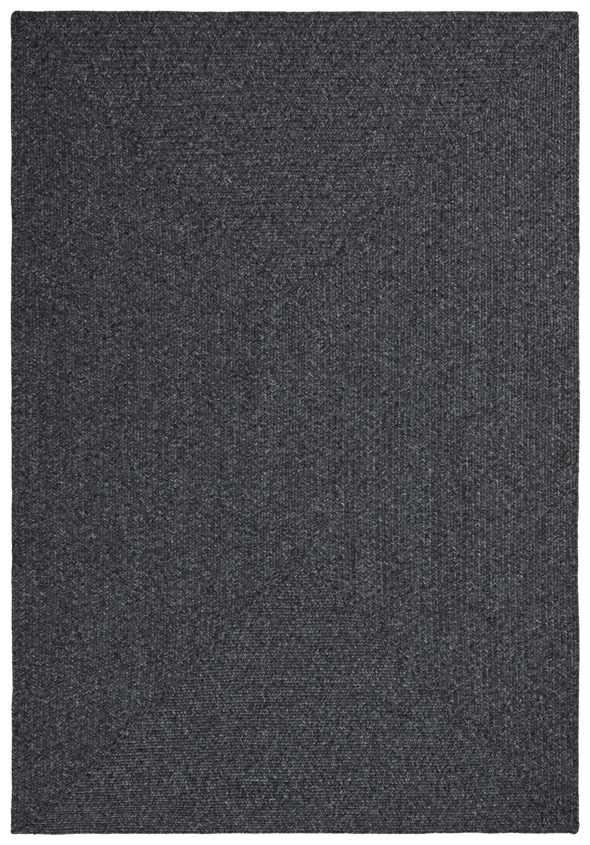 OUTDOORTEPPICH 80/150 cm Braided Anthrazit  - Anthrazit, Design, Kunststoff (80/150cm)