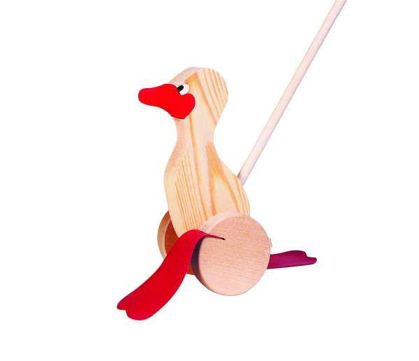 IGRAČKA ZA GURANJE   - višebojno, Basics, drvo (21cm) - Goki