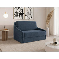 SCHLAFSOFA Dunkelblau  - Schwarz/Dunkelblau, Design, Kunststoff/Textil (136/86/113cm) - MID.YOU