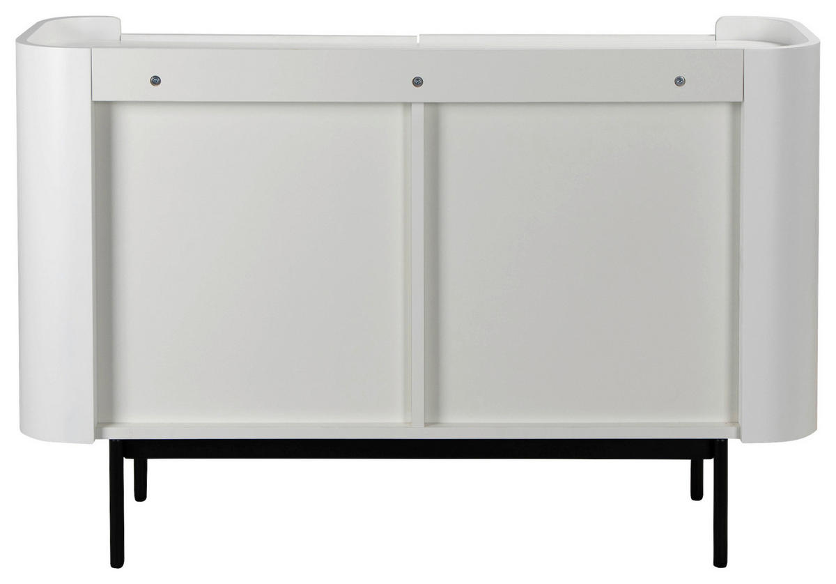 SIDEBOARD  in 120/80/40 cm  - Schwarz/Weiß, Design, Holzwerkstoff/Metall (120/80/40cm) - MID.YOU