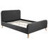 POLSTERBETT Chenille 180/200 cm - Anthrazit/Naturfarben, LIFESTYLE, Holz/Textil (180/200cm) - Ambia Home POLSTERBETT Chenille 180/200 cm - Anthrazit/Naturfarben, LIFESTYLE, Holz/Textil (180/200cm) - Ambia Home