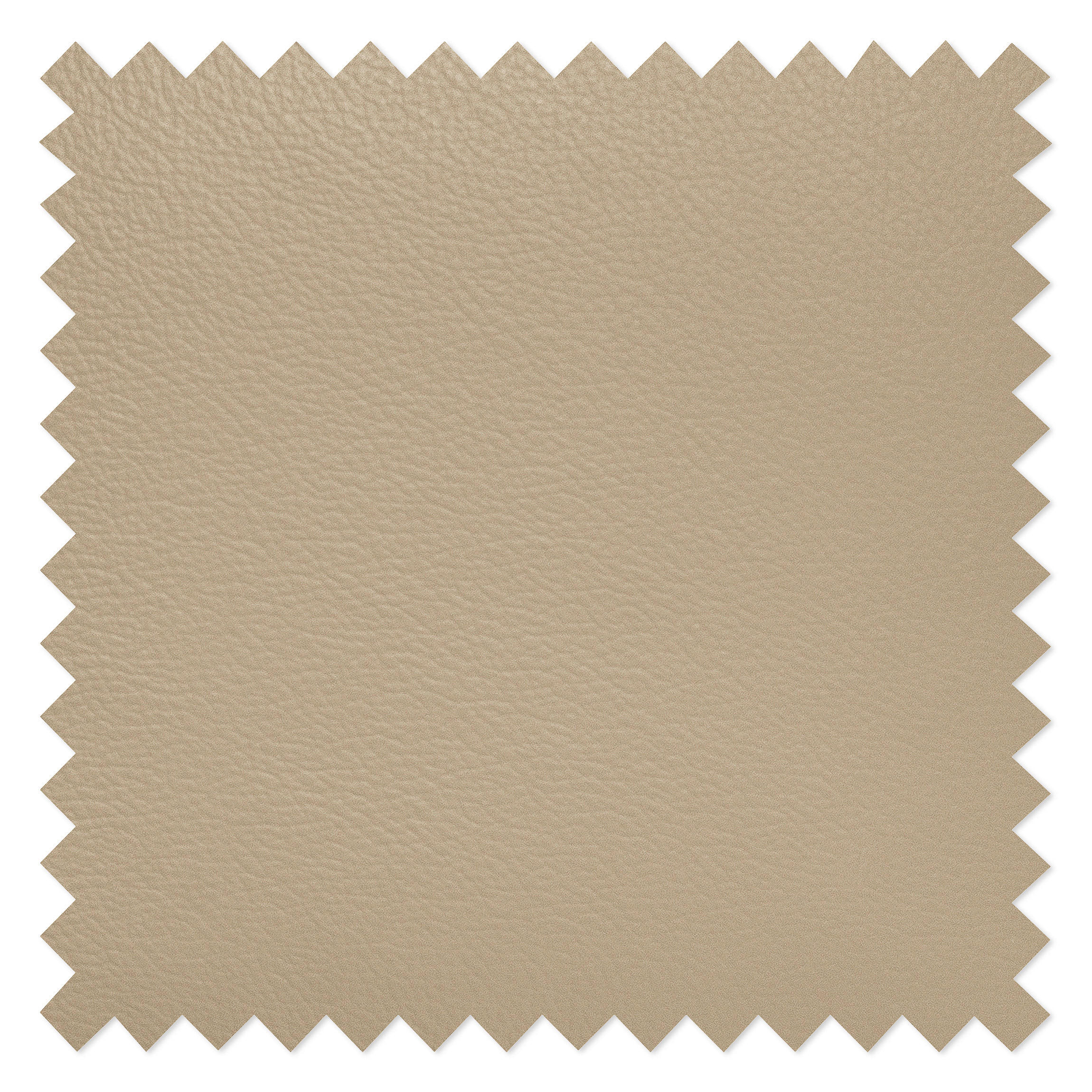 ECKSOFA Beige Echtleder Lederlook  - Chromfarben/Beige, Design, Leder/Textil (208/245cm) - Livetastic