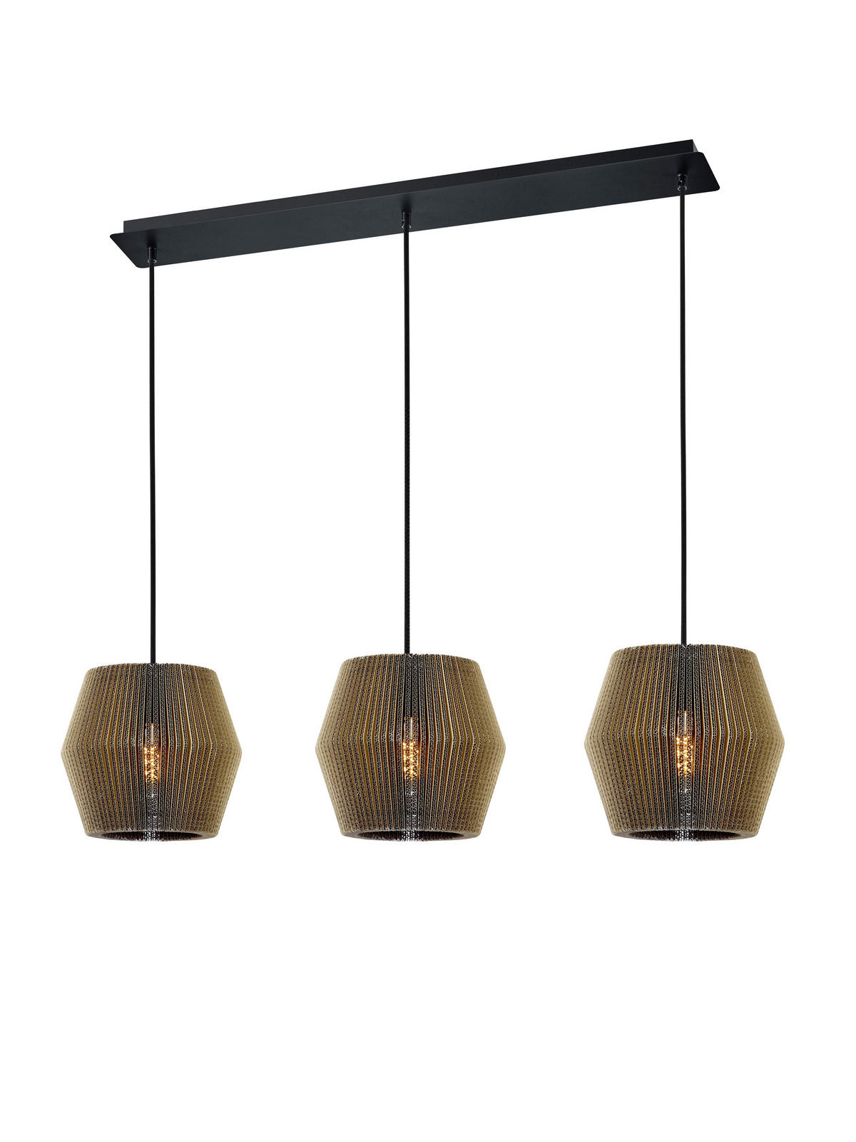 HÄNGELEUCHTE 100/10/150 cm  - Naturfarben, Design, Karton (100/10/150cm) - Hell