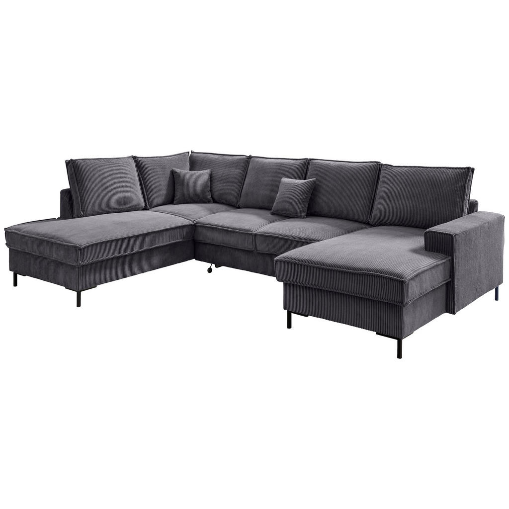 MID.YOU SEDACÍ SOUPRAVA, textil, šedá