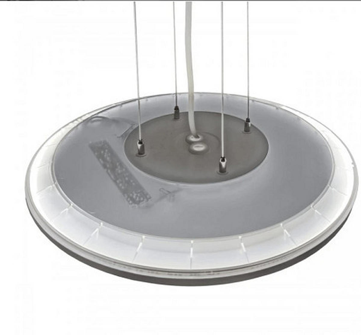 ZUNANJA VISEČA SVETILKA  Nymphea  50/2,6-100 cm           - bela, Design, umetna masa (50/2,6-100cm)