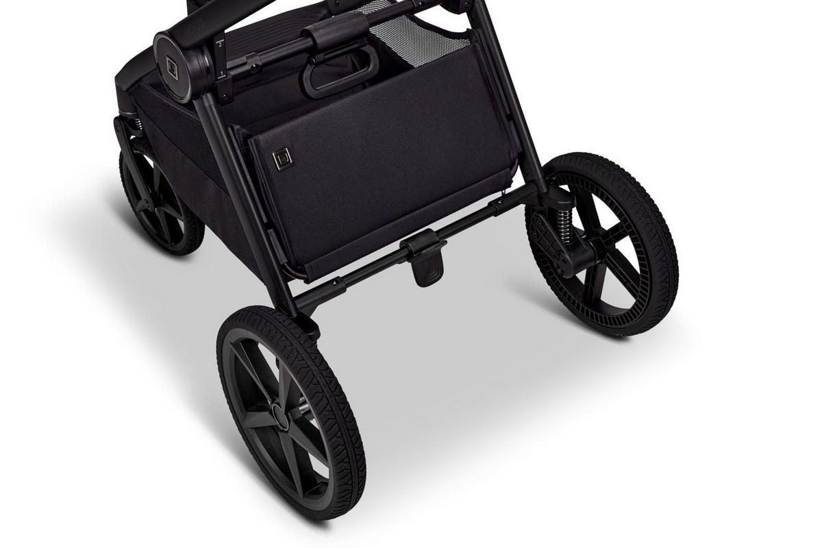 KINDERWAGENSET  GIO FOLD SET AIR  onyx  - Schwarz, Basics, Textil/Metall (120/58/92cm) - Moon Edition