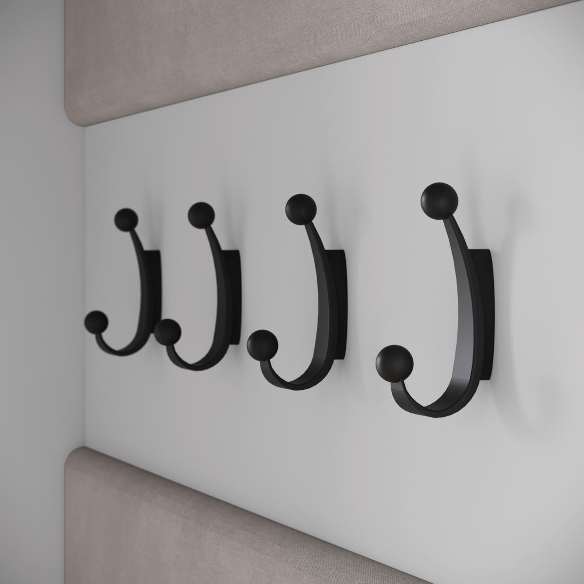 GARDEROBE  in 115/231,9/37,5 cm  - Weiss Hochglanz/Weiss, Trend, Holzwerkstoff (115/231,9/37,5cm) - Livetastic