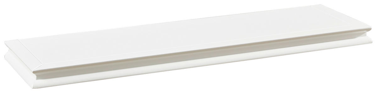 WANDBOARD in 80/3,8/23 cm Weiss  - Weiss, Basics, Holzwerkstoff (80/3,8/23cm) - Landscape
