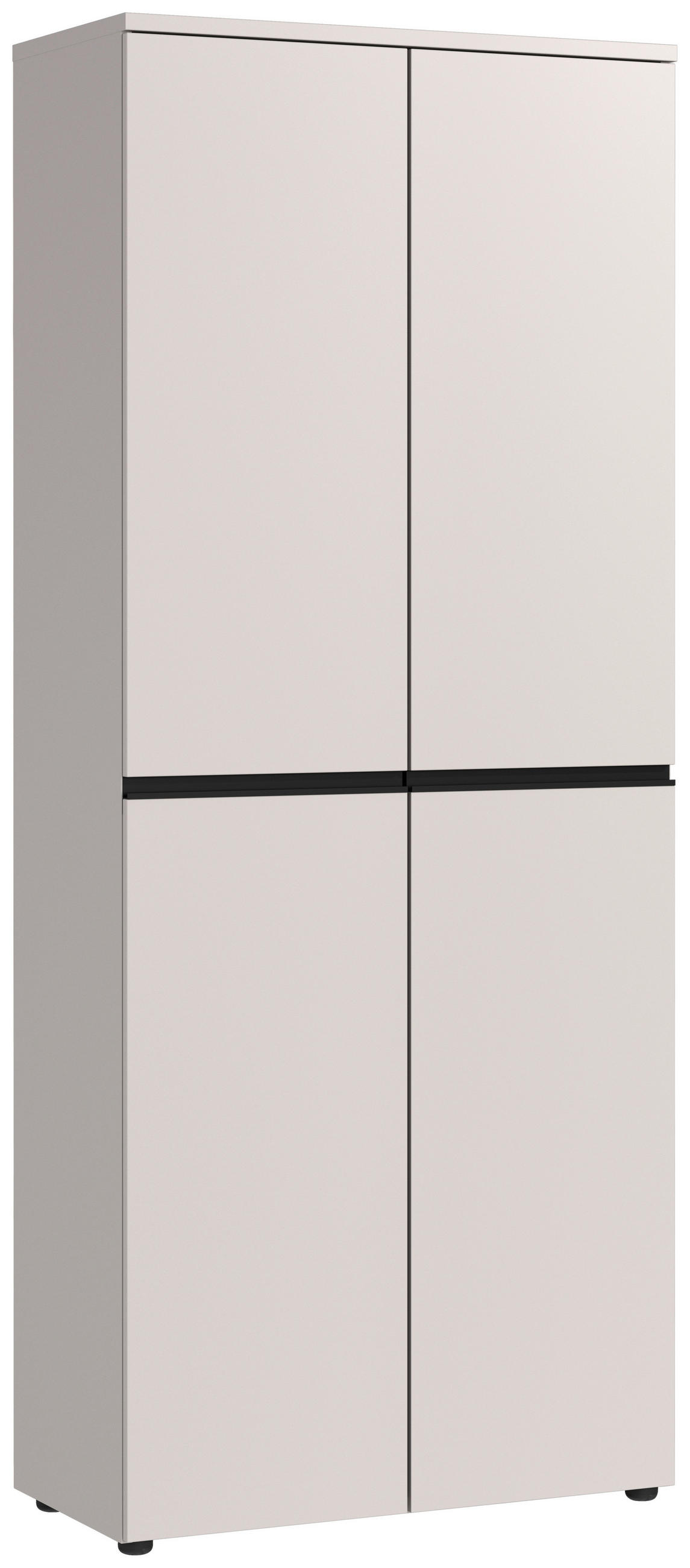 AKTENSCHRANK 81/197/40 cm  - Kaschmir/Graphitfarben, MODERN, Holzwerkstoff (81/197/40cm) - Germania