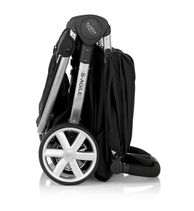 BARNVAGN B-Agile Double  - silver/svart, Basics, metall/textil (78/104/105cm) - Britax Römer