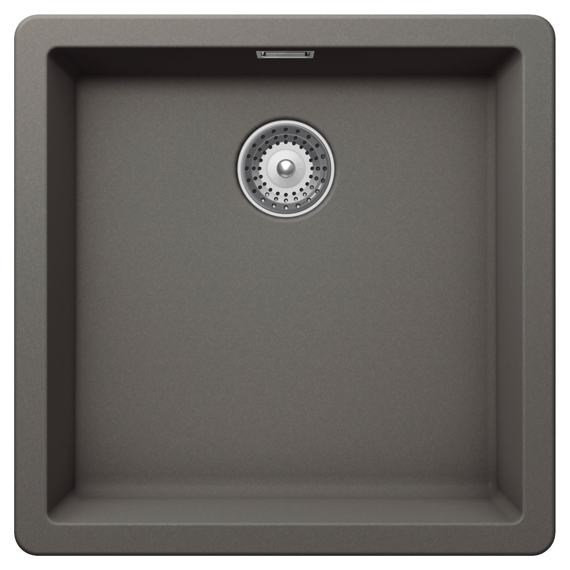 SPÜLE GREN100ASIL  - Grau, Basics, Stein (45,6/45,6cm) - Schock