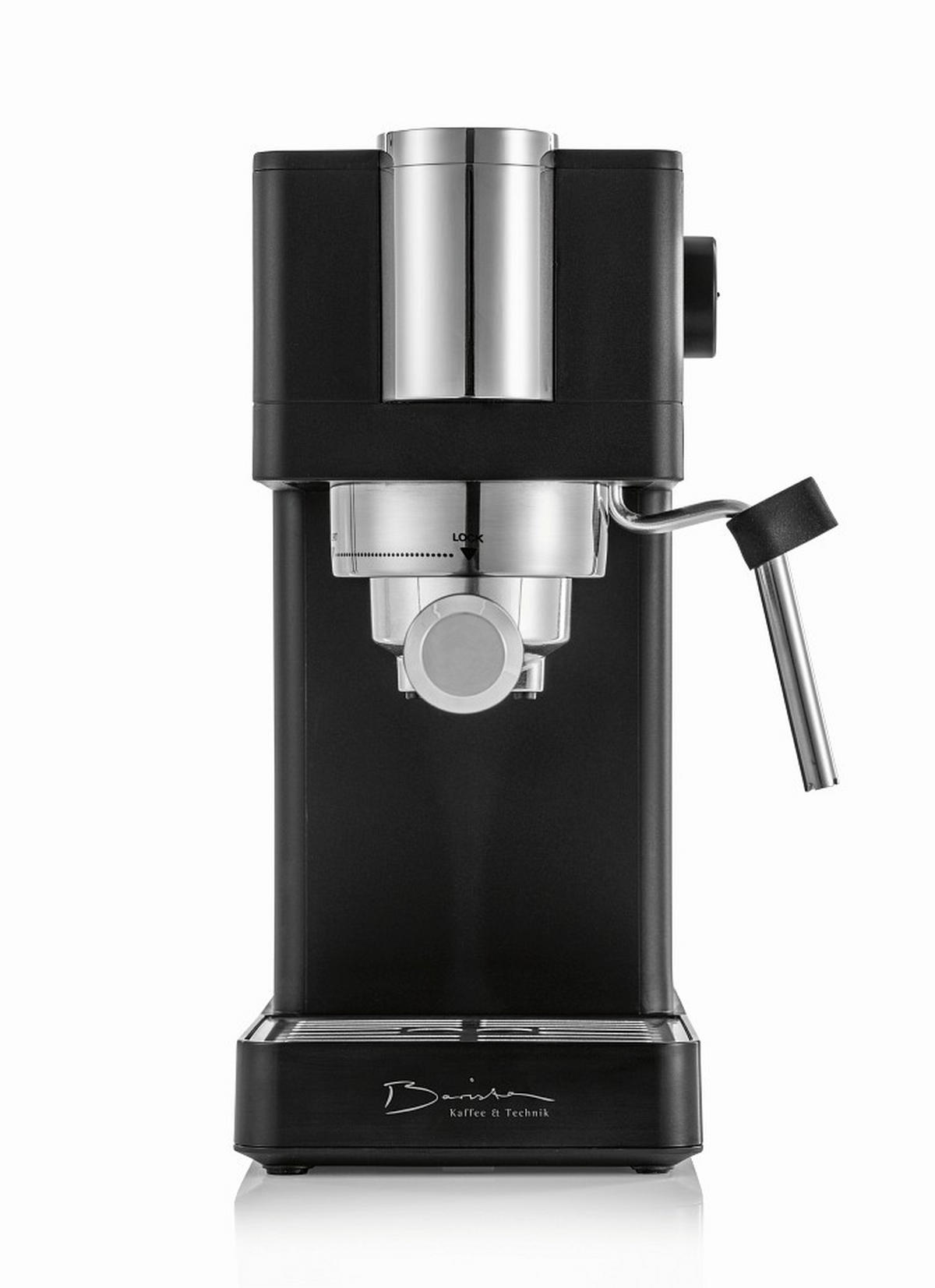 ESPRESSOMASCHINE Barista  - Silberfarben/Schwarz, Design, Kunststoff/Metall (29,5/14/29cm)