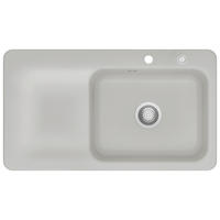 SPÜLE Juna 90 / 50140276  - Grau, Basics, Keramik (90/20/51cm) - Systemceram