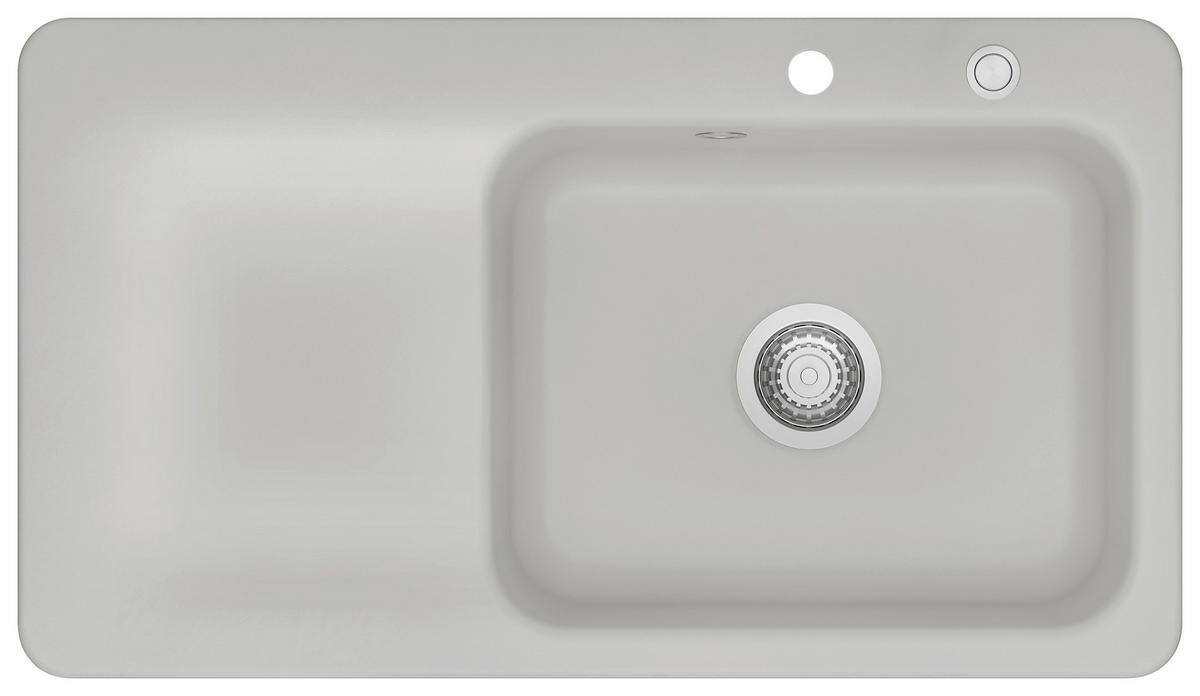 SPÜLE Juna 90 / 50140276  - Grau, Basics, Keramik (90/20/51cm) - Systemceram