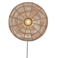 NÁSTĚNNÉ SVÍTIDLO, 14/55/55 cm - přírodní barvy, Trend, přírodní materiály (14/55/55cm) - Good & Mojo