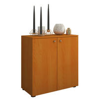 KOMMODE  in 70/74/40 cm  - Silberfarben/Buchefarben, Basics, Holzwerkstoff/Kunststoff (70/74/40cm) - MID.YOU