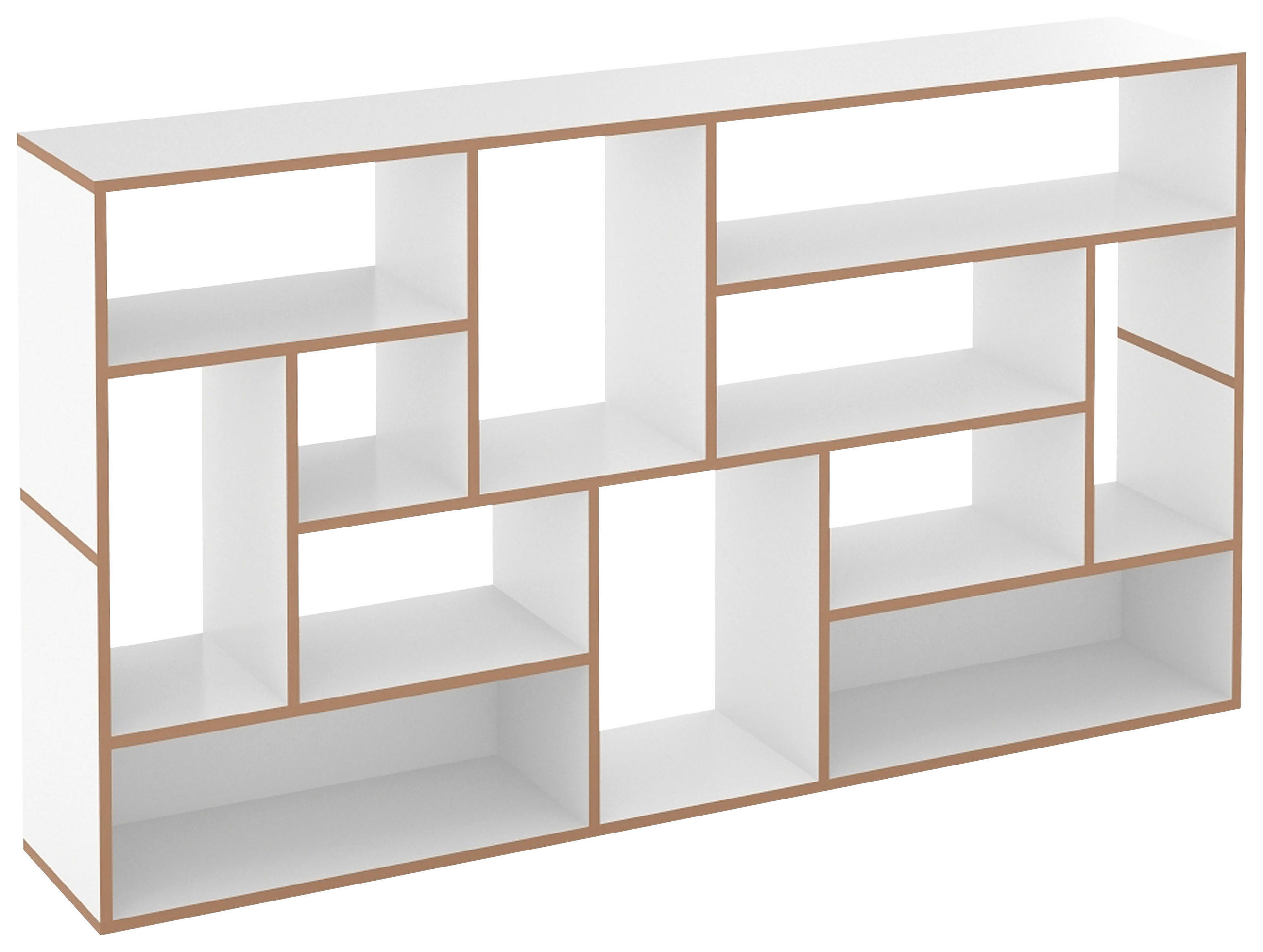 SIDEBOARD  in 198/112/35 cm  - Buchefarben/Weiß, MODERN, Holzwerkstoff (198/112/35cm) - Tojo