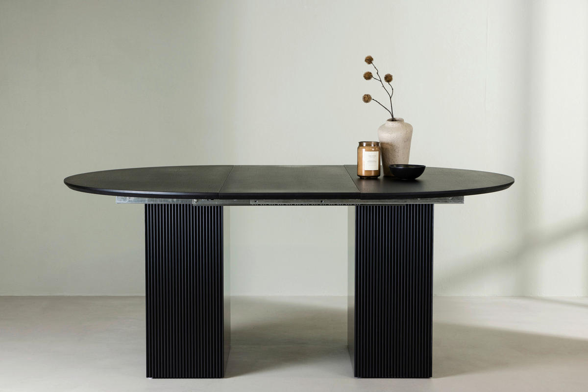 MATBORD i trämaterial 180/130/75 cm   - svart, Design, trämaterial/trä (180/130/75cm) - Livetastic