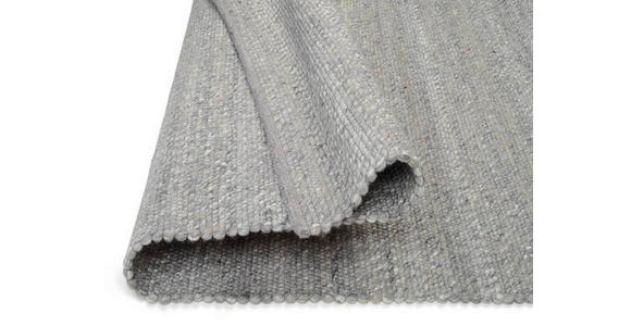 HANDWEBTEPPICH 170/240 cm Helsinki Grau - Grau, Basics, Textil (170/240cm) - Linea Natura